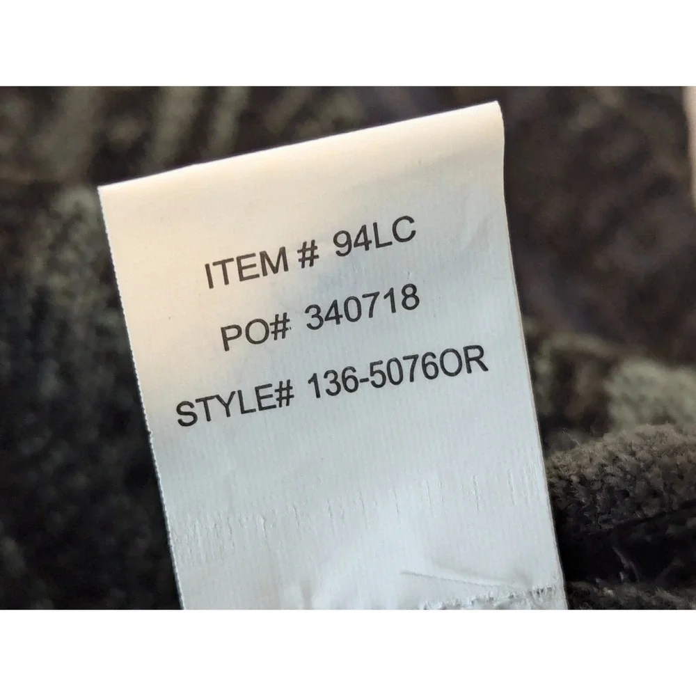 Orvis Jacket Women's Size M Paisley Button‎ Front Long Sleeve Boho Deep Green